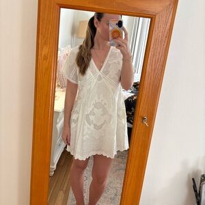 Free People Lace Mini Dress